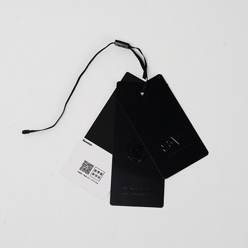 空白吊牌服装饰品吊牌 价格商标挂绳吊卡牛皮纸小卡片吊牌定制详情19