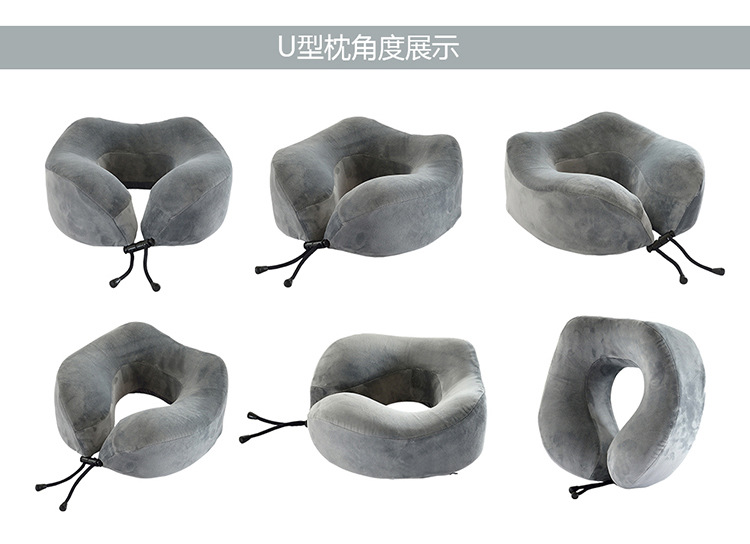 Factory direct sales slow rebound memory pillows, travel neck protectors, space memory cotton pillow cores, best-selling products for foreign trade pic 8