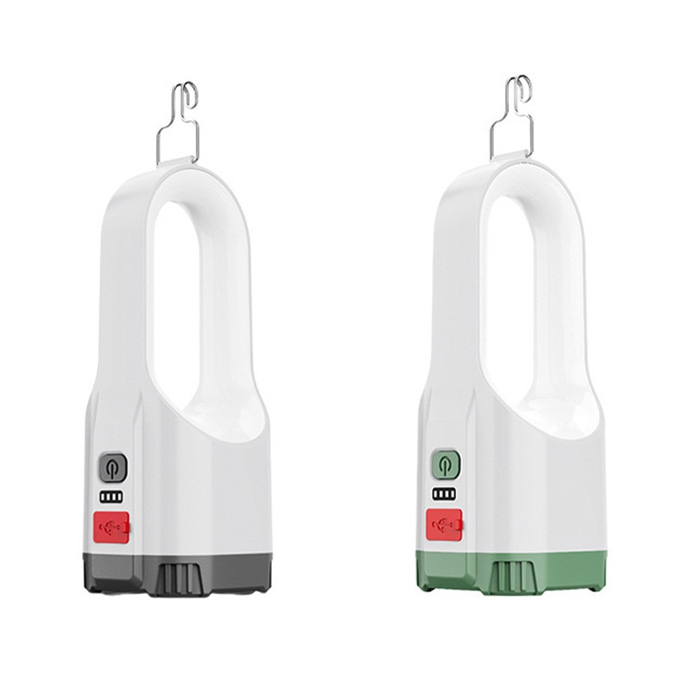 跨境新款多功能双光源七彩呼吸灯大功率露营灯手提灯应急充电灯详情8