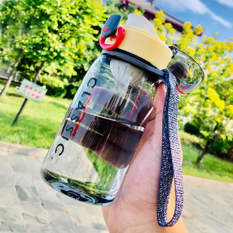 Regalo promocional logotipo personalizado nuevo estilo pareja copa de agua alta apariencia horizontal copa de cordón para deportes al aire libre a prueba de fugas taza de agua portátil pic 15