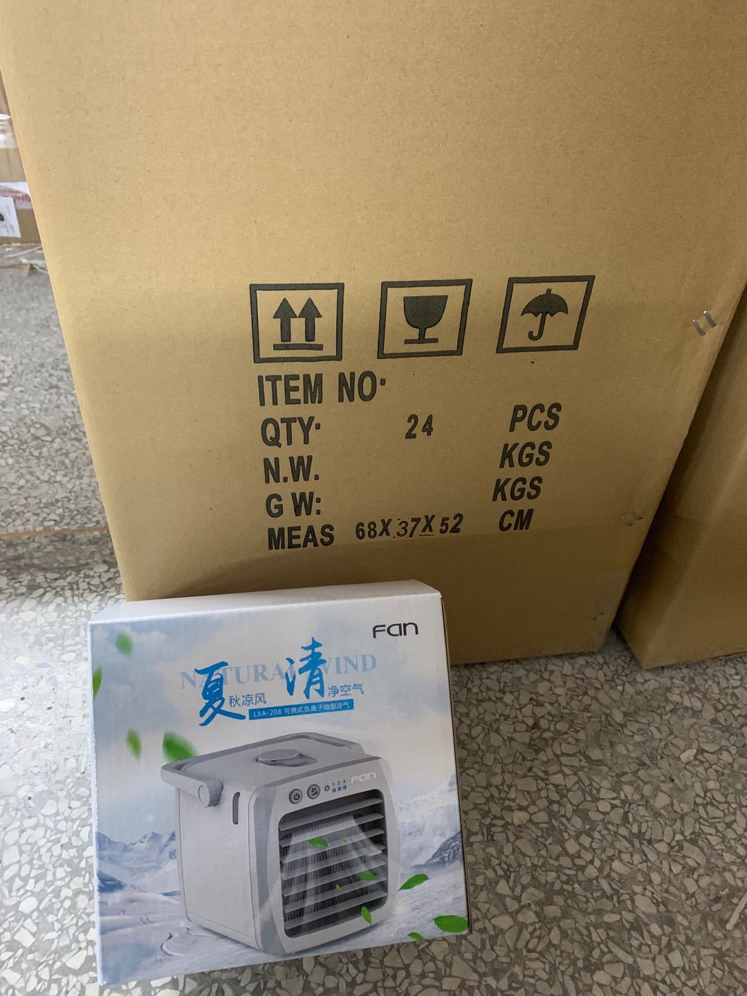 Portable air cooler, mini air conditioner, portable household third-generation air cooler, rechargeable small fan, usb pic 10