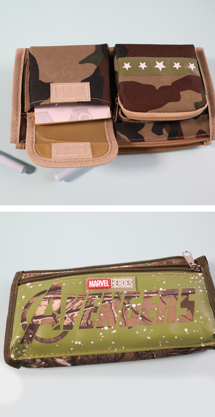 Our own brand, Morning Light, offers a large capacity creative pen case with a military style for boys and a simple and popular student stationery box. Wholesale and special offer pic 10