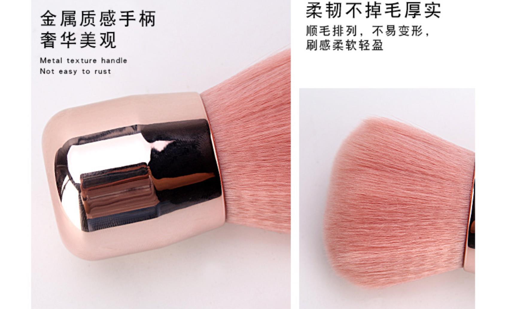 Best-selling nail art tools in foreign trade, such as golden mushroom dust brushes, makeup blush brushes, and nail art tools pic 2