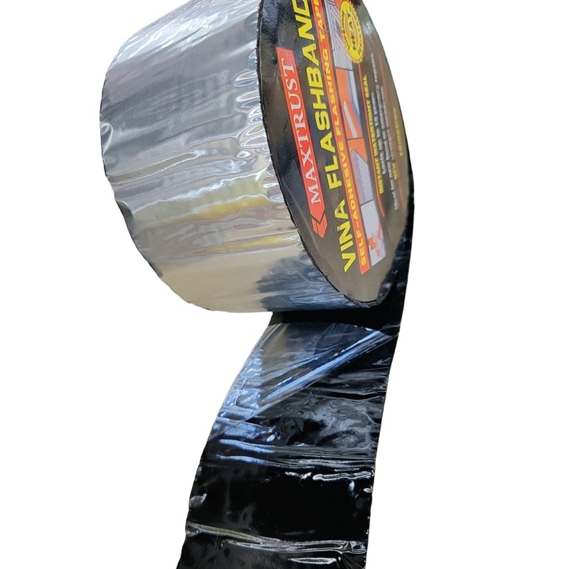 Asphalt self-adhesive waterproof tape, self-adhesive waterproof membrane for color steel tile roof crack leakage repair, asphalt waterproof tape pic 10