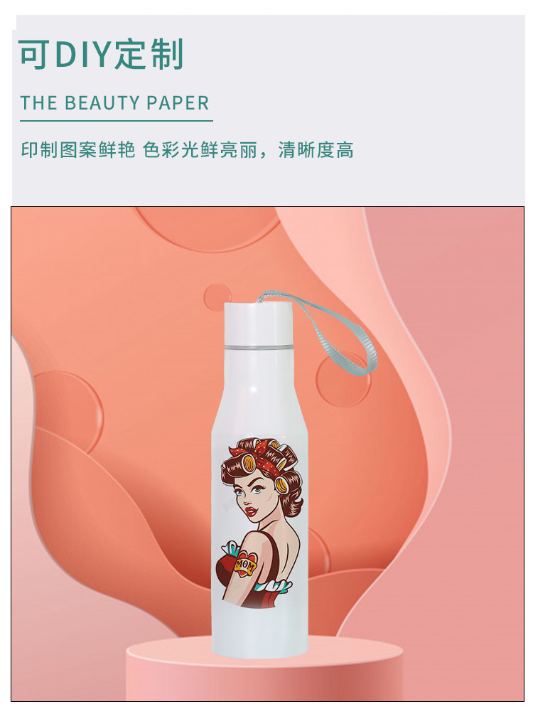 Heat transfer rope cup, cannonball insulated cup, creative and personalized printing, blank coated cup, can be printed with pictures pic 4