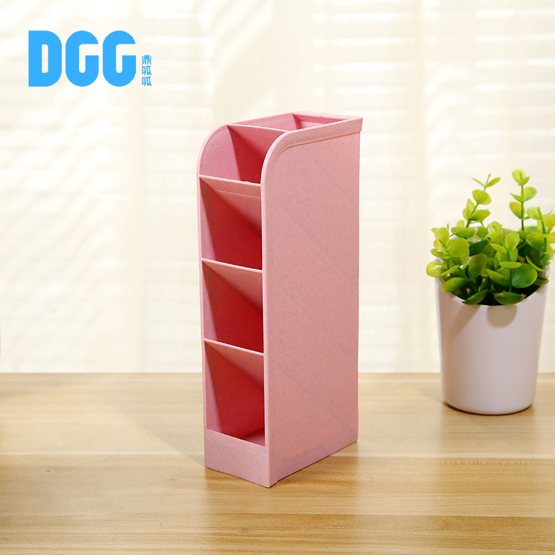 Creative ins minimalist new slanted pen holder, multi-functional desktop, large-capacity storage box, pen holder manufacturer wholesale pic 16