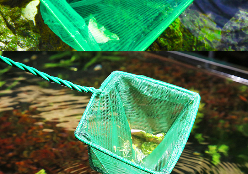 Fish tank fishing net, fish tank fishing bag, square goldfish hand-made fishing net, fish fishing aquarium, fish net copying net activity products are only for self-pickup pic 36