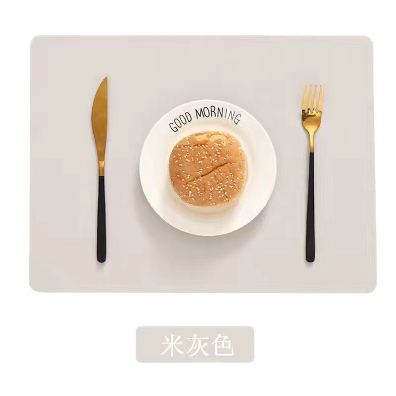现货ins食品级硅胶餐垫学生防油防水餐桌垫儿童防烫隔热垫西餐垫详情8