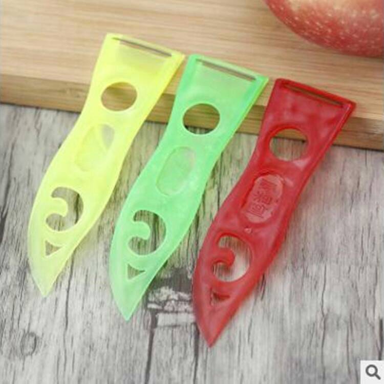 Simple plastic flame peeler, vegetable and fruit planer, colored handle puller and peeler, peeler, gift and promotional items pic 3