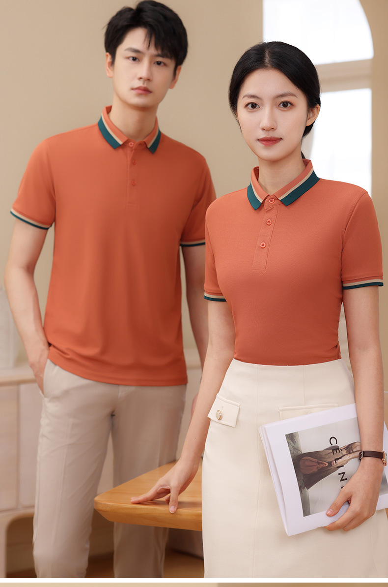 polo衫翻领短袖男女t恤24新款冰丝棉宽松夏短款上衣体恤遮肚藏肉详情14
