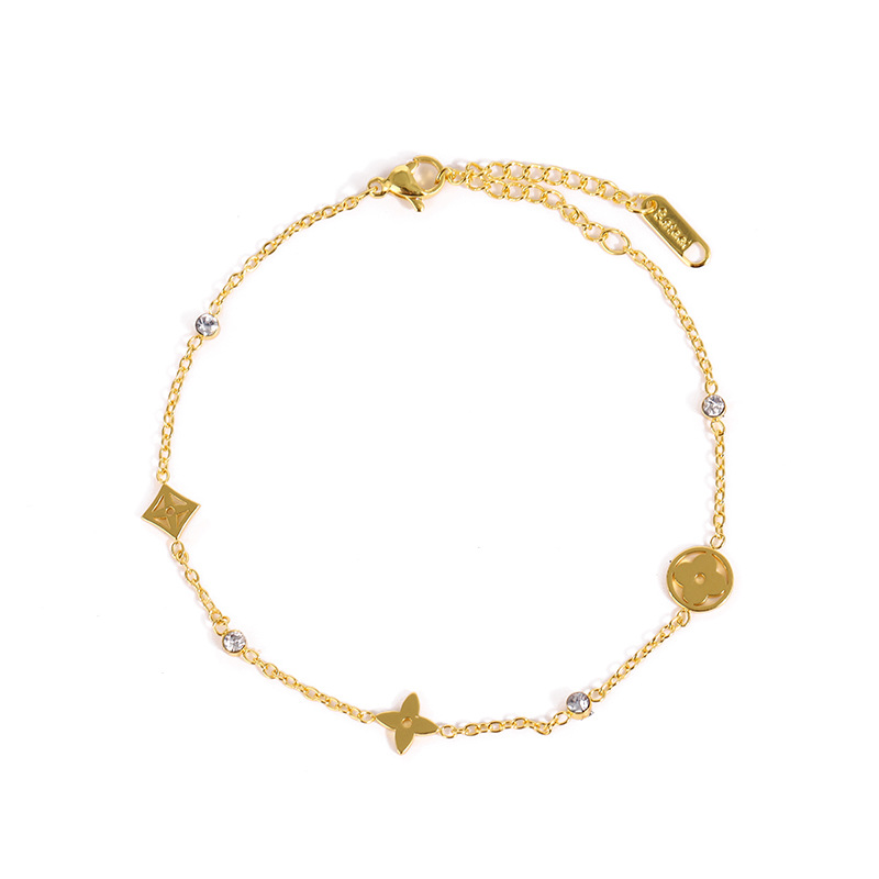 时尚简约钛钢四叶草项链18K金不掉色天鹅锁骨链女ins小众设计饰品详情5