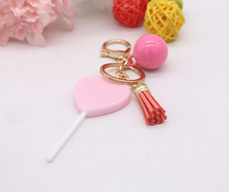 实色树脂糖果 棒棒糖 树脂爱心棒棒糖 桃心棒棒糖挂件 爱心饰品详情9