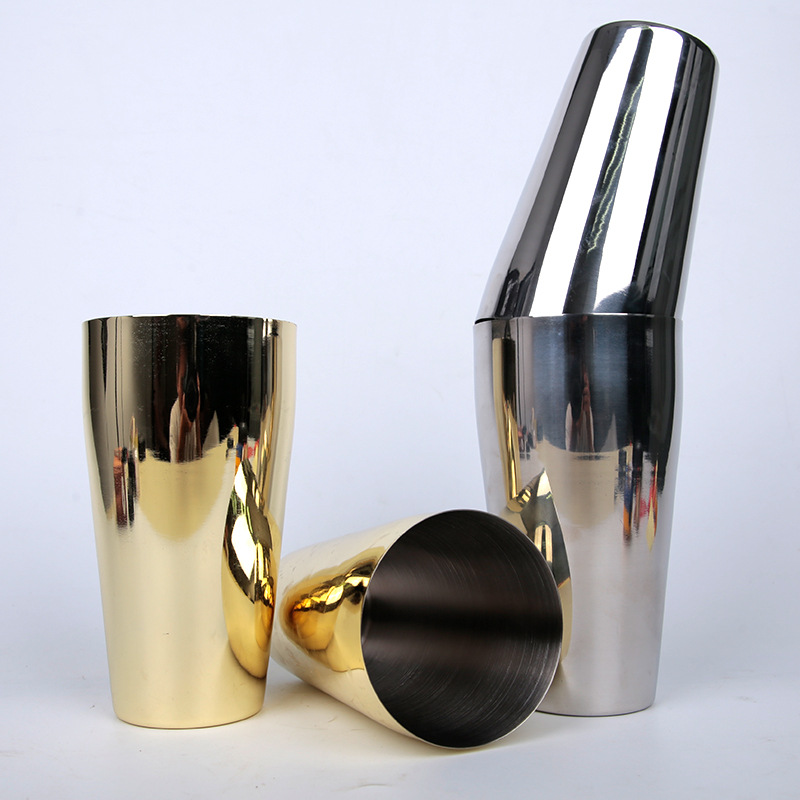 Boston cocktail shaker, stainless steel Boston shaker glass, bar cocktail mixing, stainless steel hall cup, mixing cup, cocktail tools, bar supplies, mixing supplies, bar utensils pic 8
