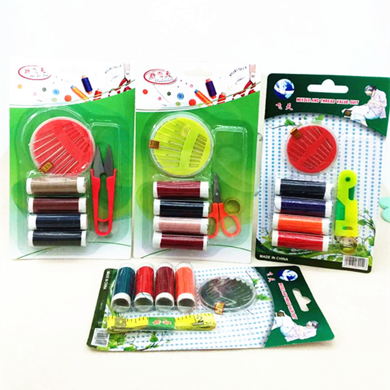 Household needle, thread and scissors set, household yarn scissors, sewing, mending, sewing kit, 2-yuan store supply, daily necessities pic 4