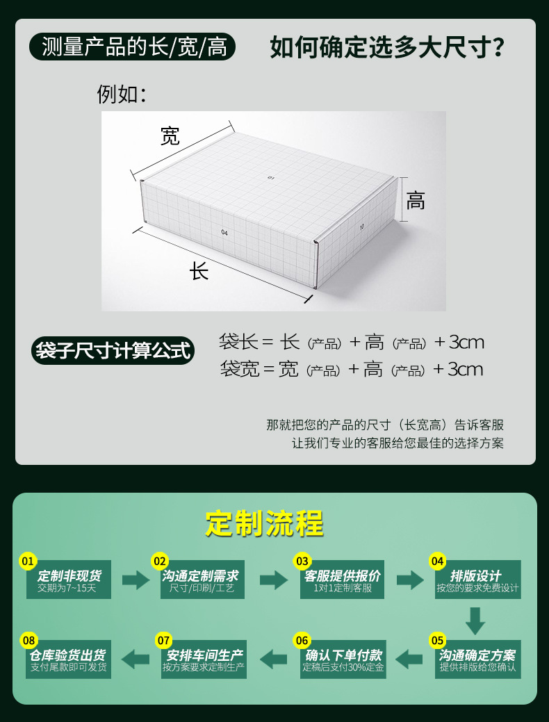 Waterproof express packaging bags, large quantities of e-commerce parcels, express packaging self-adhesive bags, degradable express bags pic 8