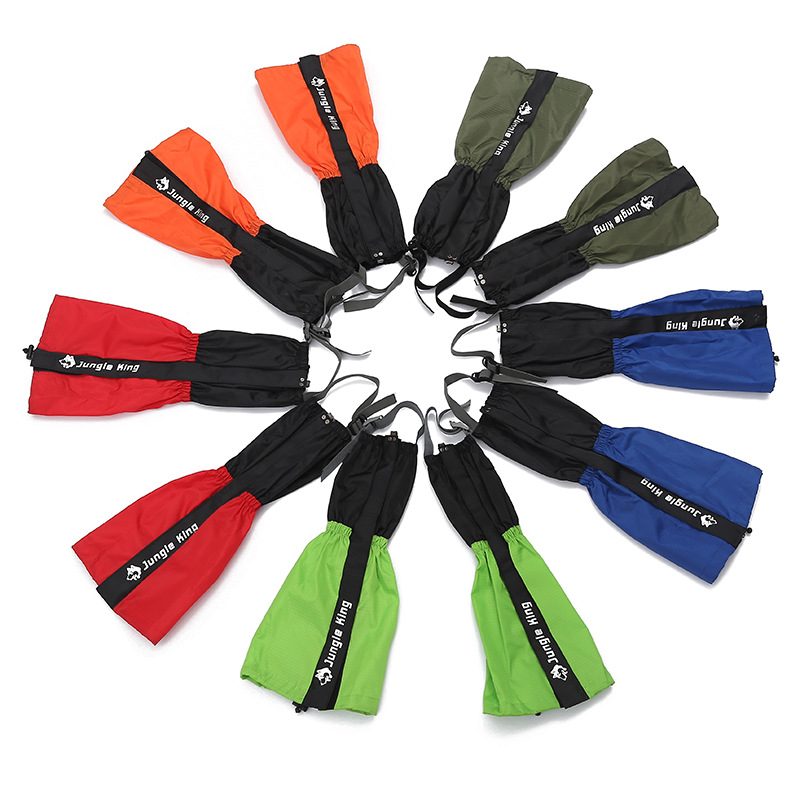 户外雪套登山滑雪用品徒步防沙鞋套男女儿童护脚套腿套详情4