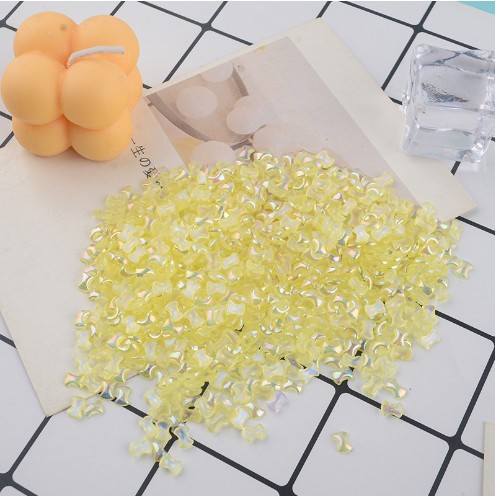 Wholesale of popular nail art accessories: Jelly mini ab color trapezoidal resin flat bottom colorful irregular-shaped diamond nail art diamond pic 6