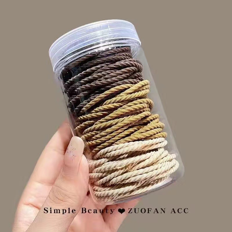 橡皮筋女扎头发圈高弹力耐用不勒头发绳2022新款夏季简约气质头绳详情11