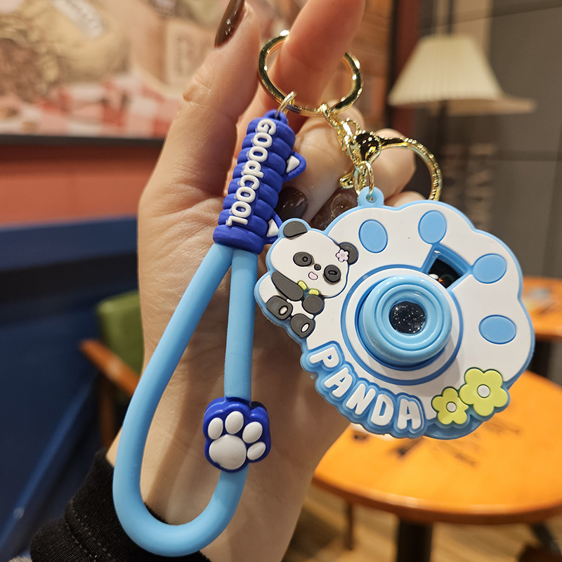 卡通眼镜牛仔裤狗狗投影相机钥匙扣汽车包包钥匙链挂件网红小礼品详情26