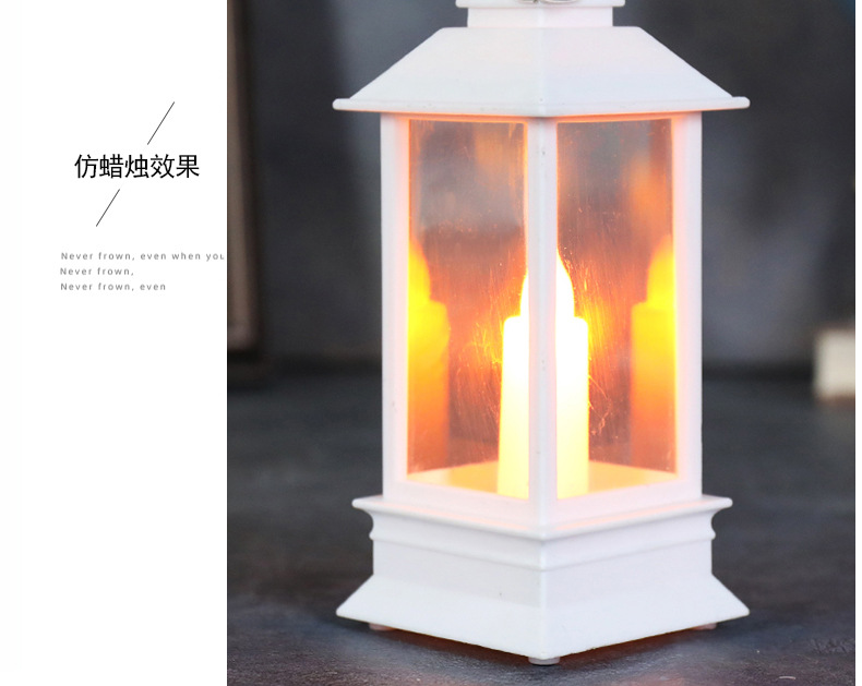 圣诞万圣节小风灯LED发光烛台灯小夜灯圣诞节装饰品创意圣诞礼物详情7