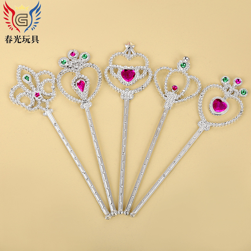 Factory direct sales of Frozen Fairy Magic Wand, Christmas Party Magic wand and scepter wholesale customization pic 4