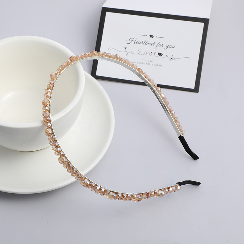Korean-style hair bands, popular forest-themed girl headbands, InS-style pearl rhinestone hair bands and headwear manufacturers wholesale domestic self-owned other hair accessories pic 7