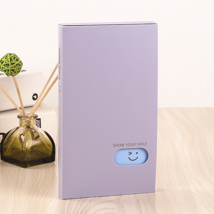 Simple candy-colored business card holder, multi-layer student card case, PP waterproof storage, custom LOGO in stock pic 8