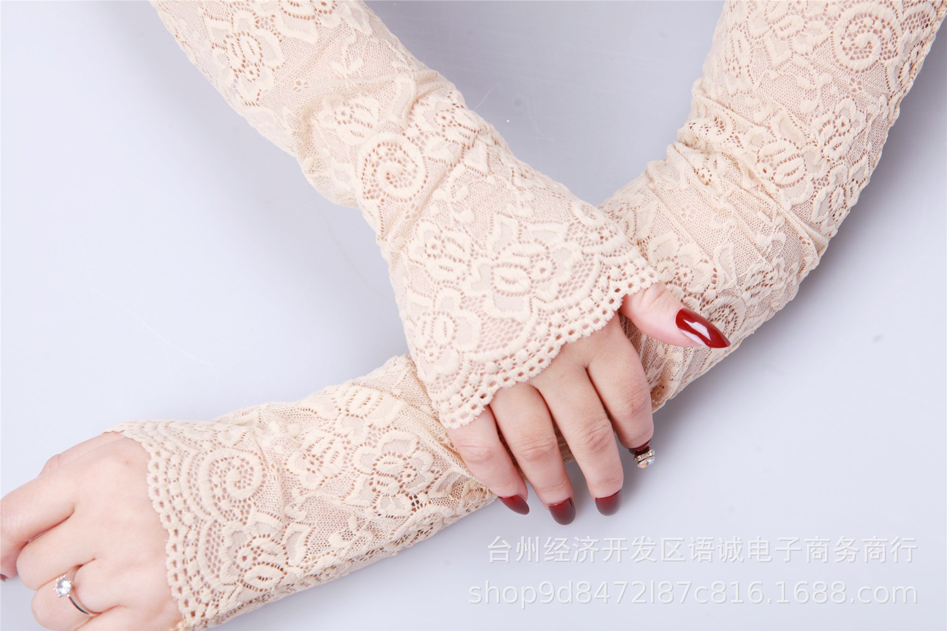 Factory wholesale summer sun protection gloves, ice lace arm sleeves, driving UV protection arm sleeves, long holiday sleeves pic 41