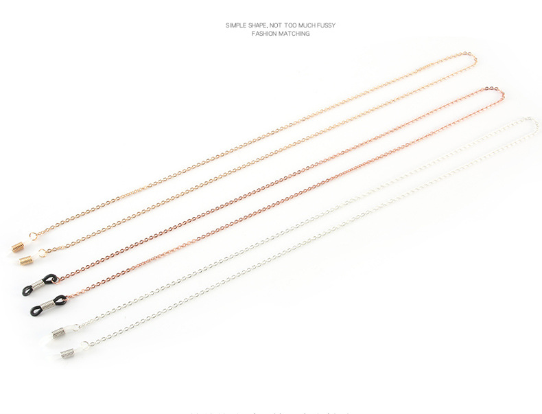Retro eyeglass strings, sunglasses, eyeglass chains, and trendy lens chains pic 2