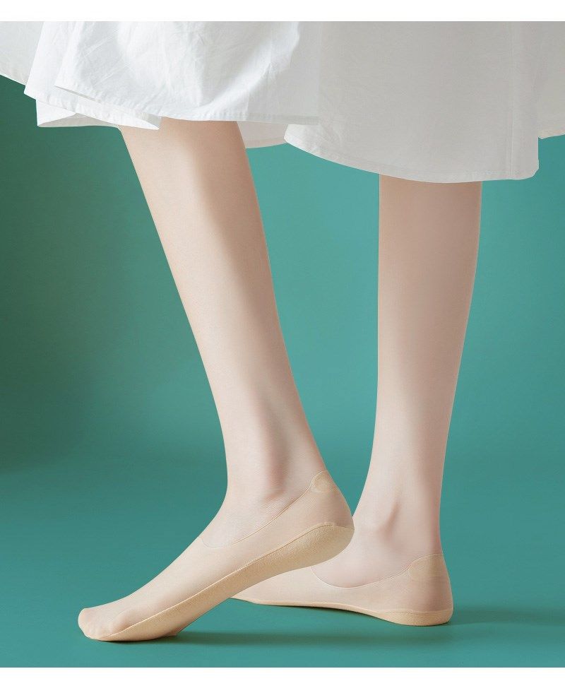 夏季袜子女士网眼透气船袜防滑防臭纯色棉底浅口隐形短袜强拉不掉详情11