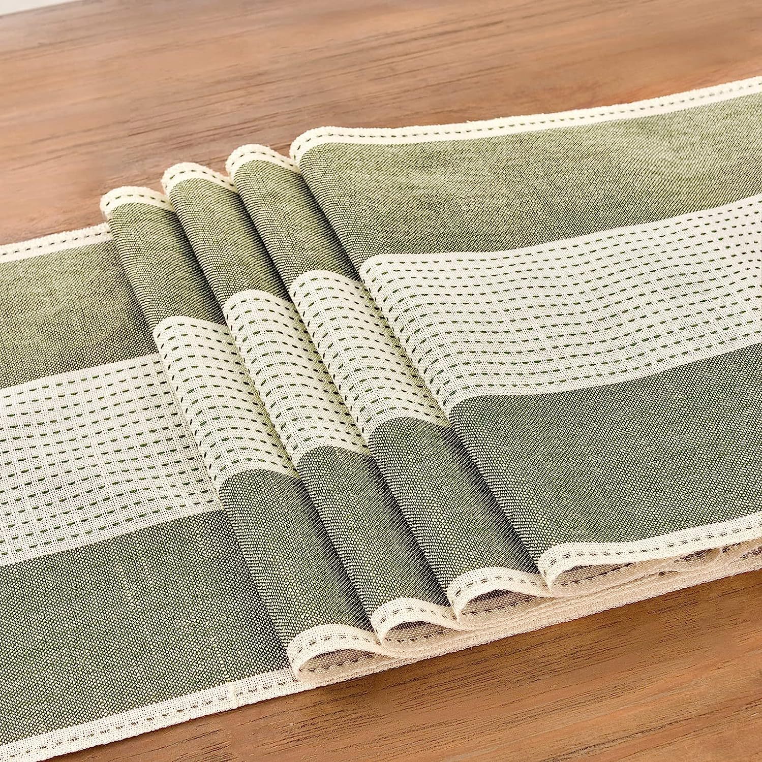 Cross-border factory direct supply table flags, American color-blocked striped tablecloths, Nordic coffee tables, long bed flags, shoe cabinet flags, tea flags pic 2