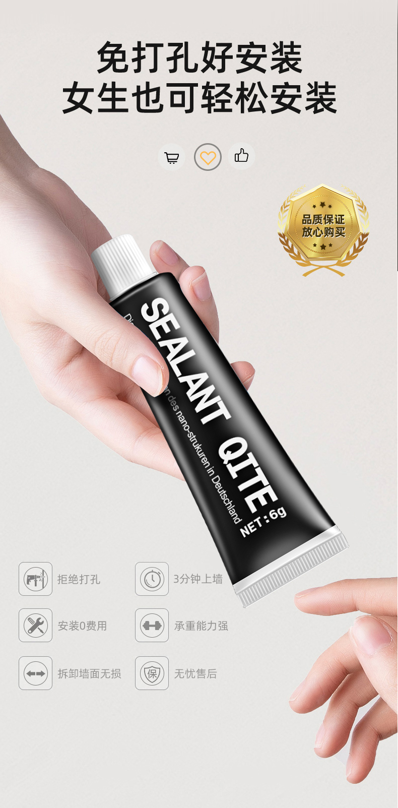 Household kitchen wall-mounted ventilation and drainage storage rack, multi-functional knife rack, non-drilling storage rack, chopstick holder pic 10