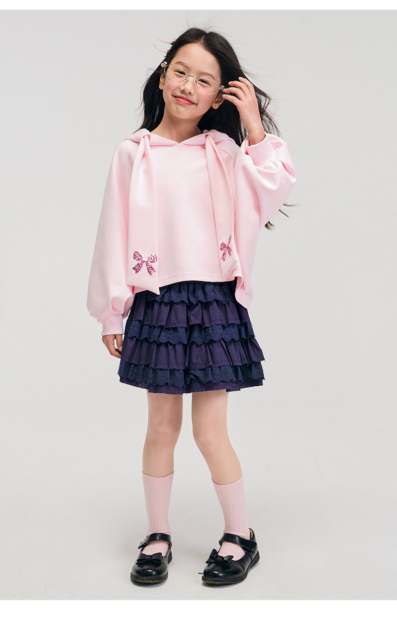 女童卫衣春款2025新款洋气小女孩长袖圆领衣服儿童时髦套头上衣详情14