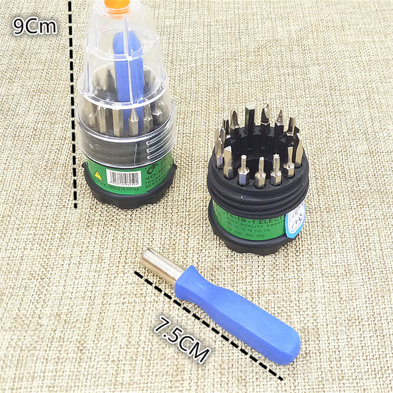 15-in-one multi-functional combination screwdriver set 6016 screwdriver, screwdriver, manual disassembly and maintenance tool screwdriver pic 1