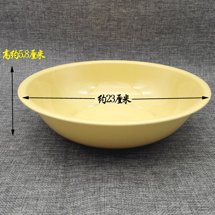 G1342 24# enamel basin, yellow vegetable basin, soup basin, steel basin, Yiwu 2-yuan store, 2-yuan store wholesale pic 6