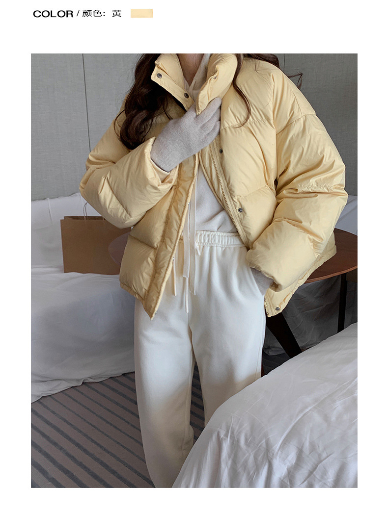 TG90% White duck down thickened down jacket for Women 2021 Winter New stand-up Collar Coat 15580(same style as 13519) pic 39