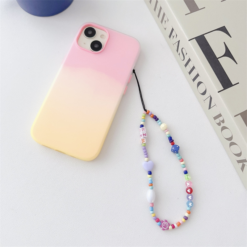 飞蝶蝶饰品新款手机链串珠手机挂绳手机壳挂件防摔防丢厂家直供详情6