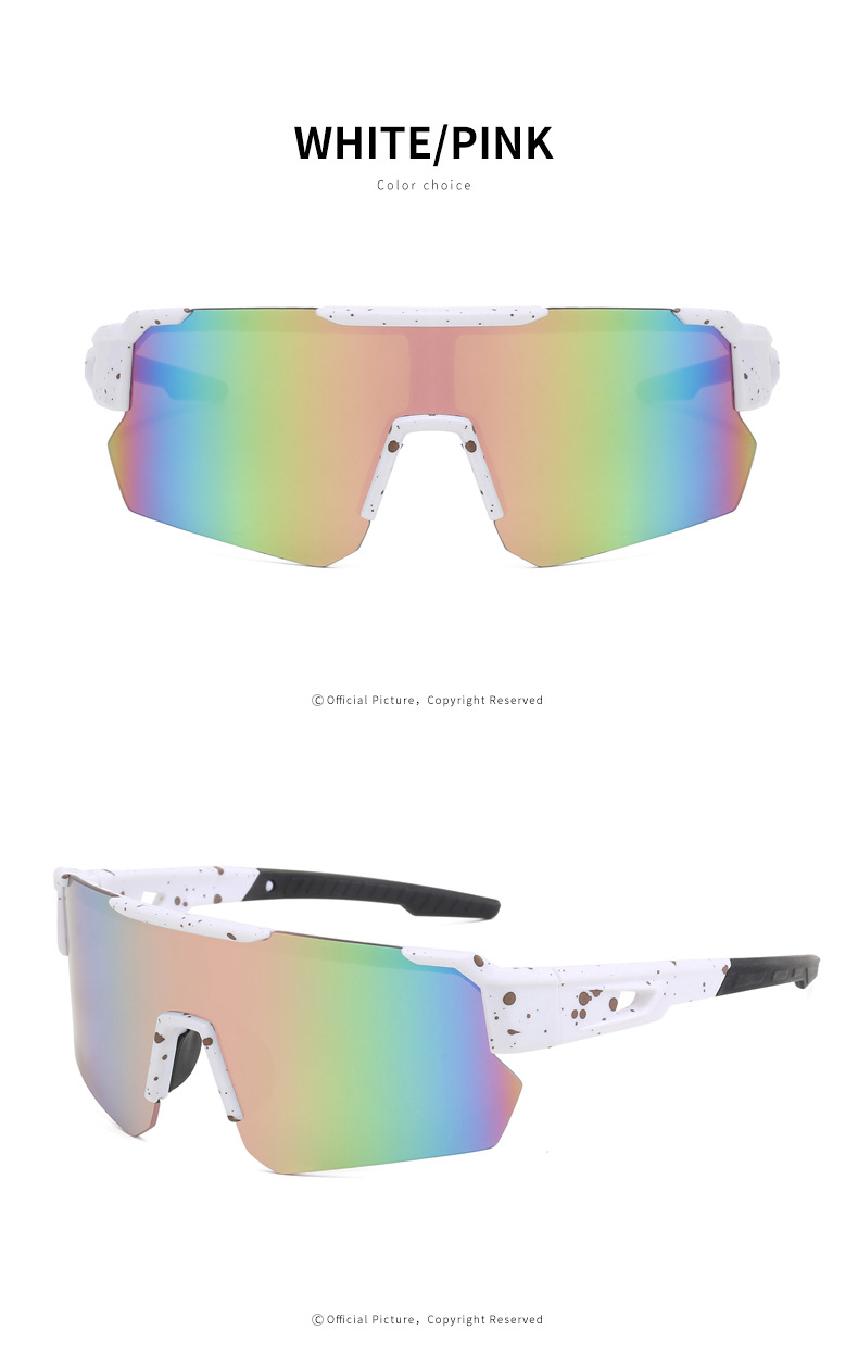Wholesale of new cross-border UV protection sunglasses, bicycle outdoor sports cycling glasses, and colorful sunglasses pic 18