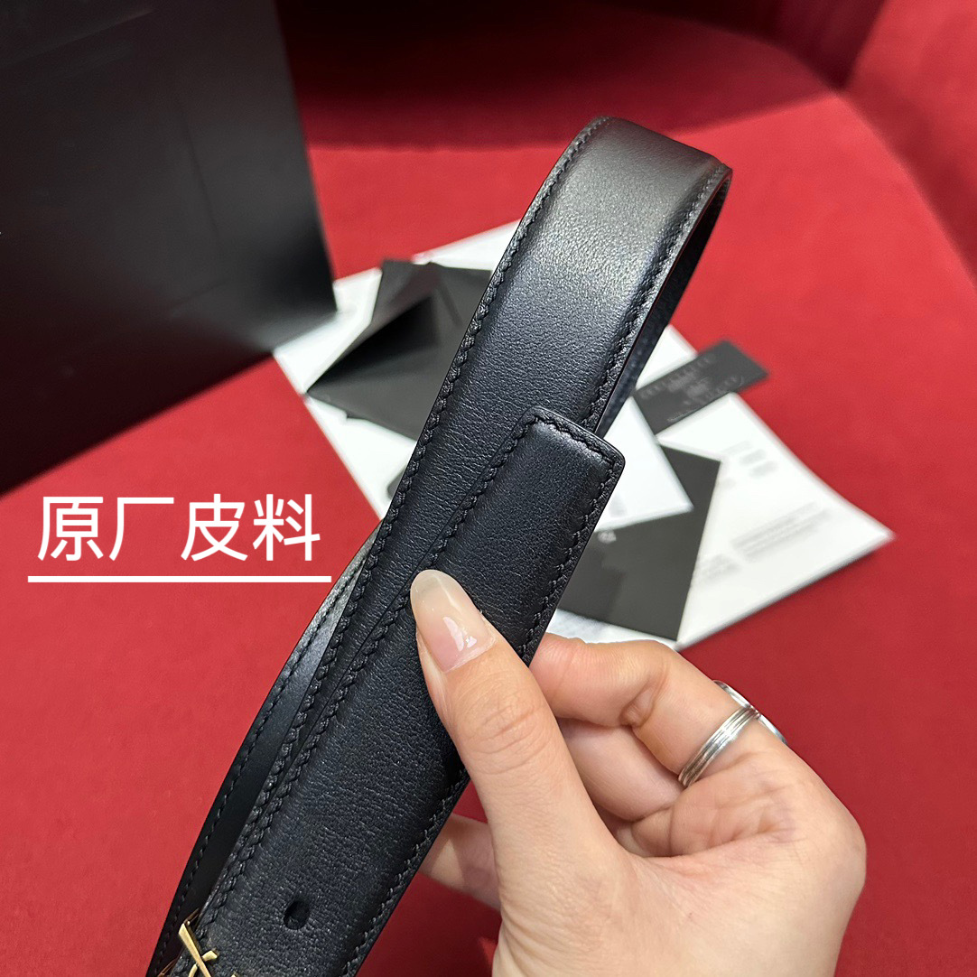 Factory direct sales of Ms. Yang Shulin belts, Y-brand genuine leather versatile jeans and suit belts, thin 2.0cm 3.0cm pic 14