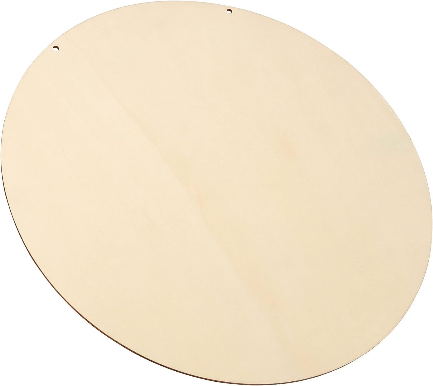 30cm打孔圆形门牌挂牌木制空白圆木片工艺品DIY木质圣诞节日装饰详情16