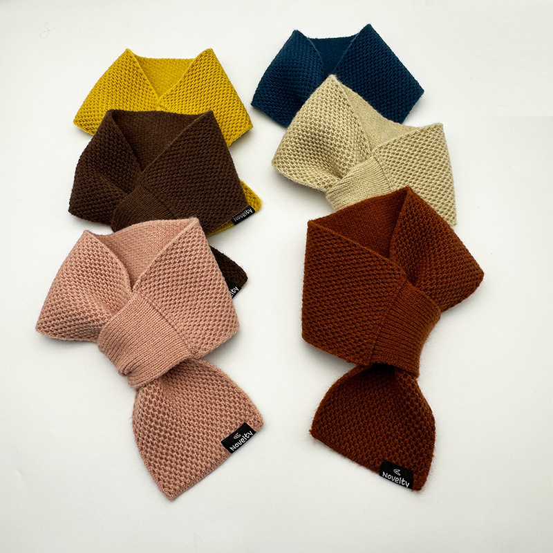 毛线围巾新款百搭男女同款围巾韩版学生围脖秋冬保暖时尚围巾详情8