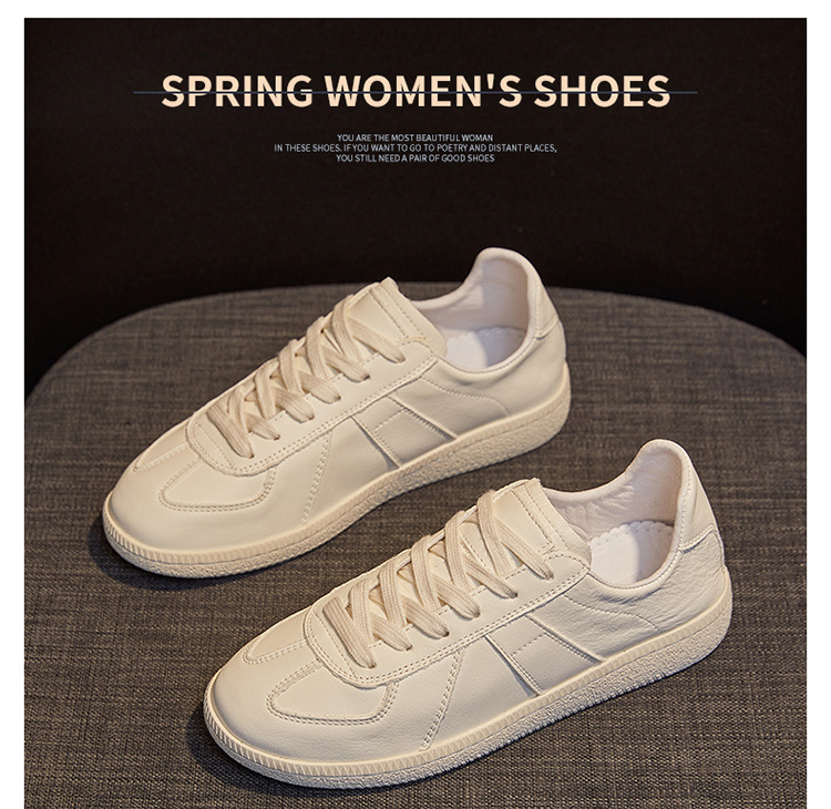 2024夏季新款小白鞋女百搭鞋子爆款女款厚底透气真皮休闲板鞋女鞋详情8
