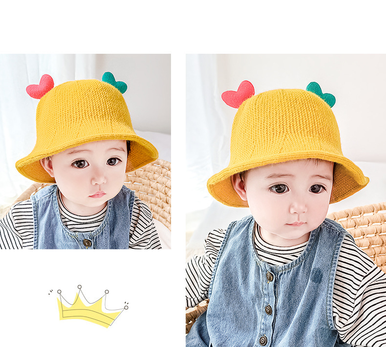 婴儿宝宝帽子防飞沫防护帽秋冬季毛线男童女童儿童隔离遮脸面罩冬详情7