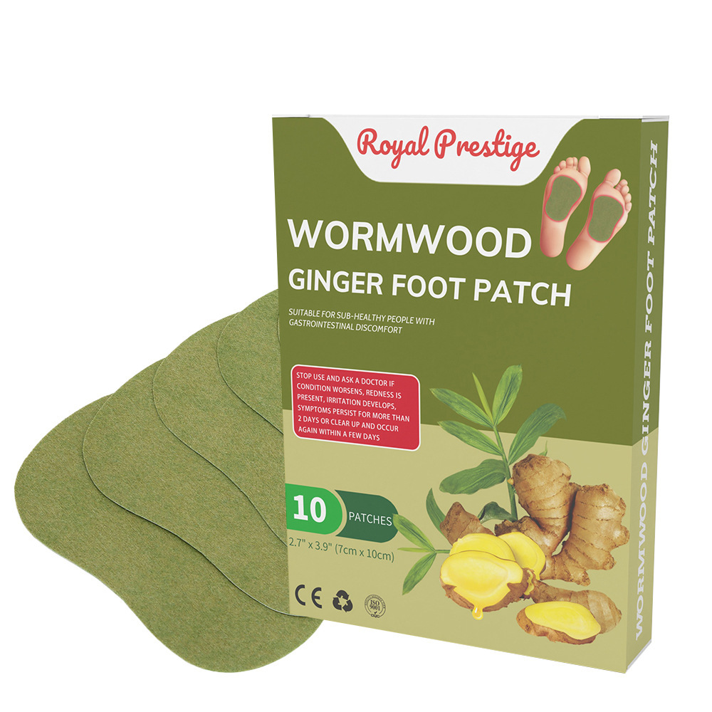 Mugwort and ginger foot patches, mugwort leaf and ginger heating and warming foot patches, household foot sole patches wholesale factory direct sales pic 24
