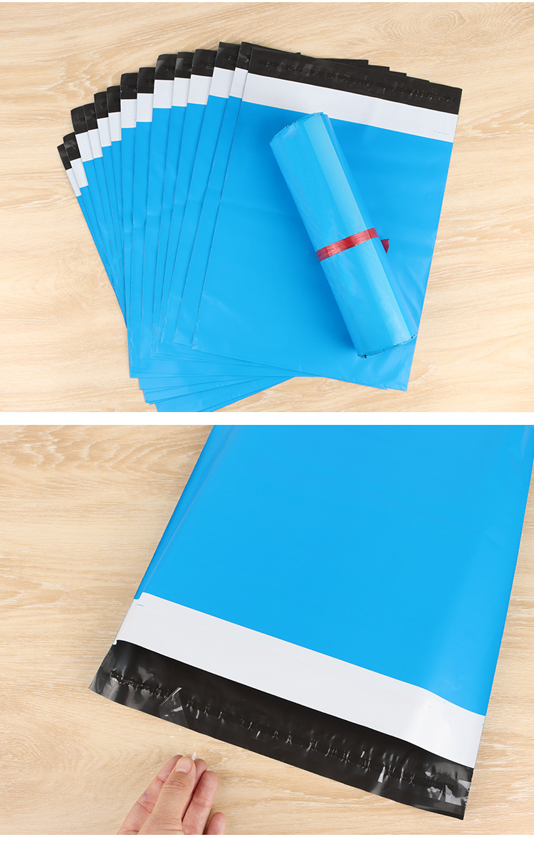 Apricot-colored express delivery bags, brand new material thickened packaging bags, pink e-commerce express delivery packaging bags, self-adhesive bags, custom waterproof bags pic 6