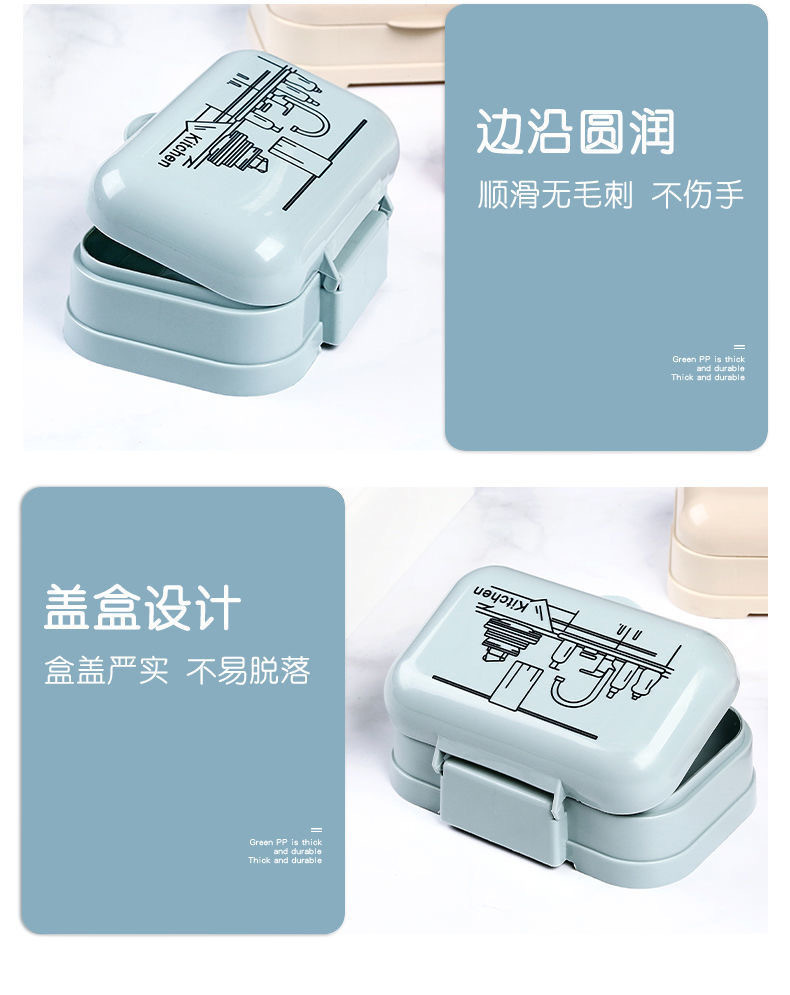 肥皂盒皂托卫生间沥水卡通印花洗脸手工大号香皂盒肥皂架皂盒批发详情12