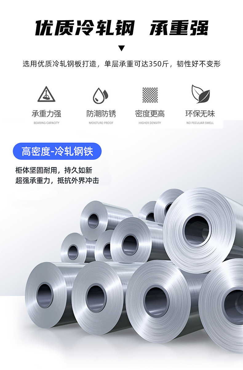 仓库重型货架加厚可调节置物架储物架仓储库房移动轻型多层铁架子详情7