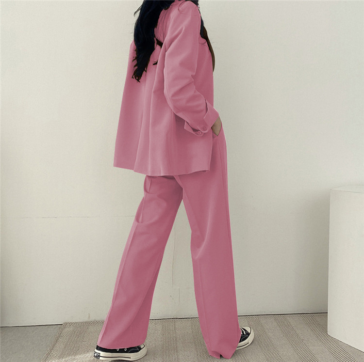 卡其色西装外套女2023新款春秋季韩版小西服套装女士休闲气质上衣详情50