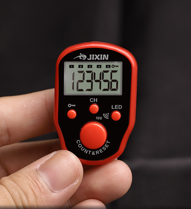 Five-channel full counter with 100 sound reminder, chanting counter ring, luminous manual counter pic 6