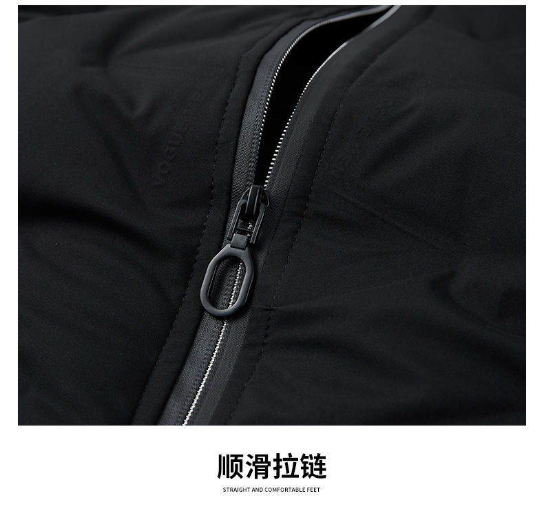 男士羽绒服冬季保暖立领夹克棒球服2024新款鸭绒休闲帅气男装外套详情13